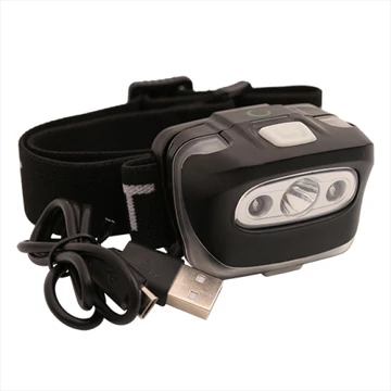 ATT - PULSAR HEADTORCH - Fejlámpa (USB tölthető)