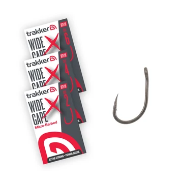 Trakker - HOOK - WIDE GAPE XS HOOKS SIZE - Horog szakállas