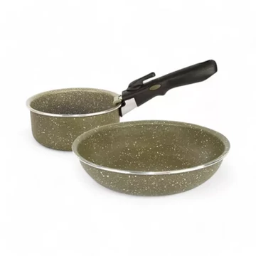 Trakker - ARMOLIFE - MARBLE COOKSET LARGE - 2 részes kerámia edény szett 
