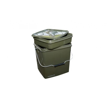 Trakker - OLIVE SQUARE CONTAINERS 13 LITRE - Kocka vödör+tálca