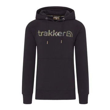 Trakker - CR LOGO HOODY BLACK CAMO - Kapucnis pulóver fekete