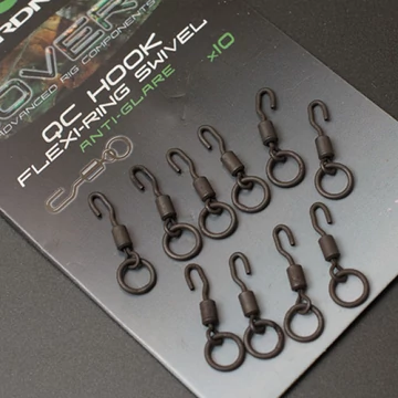 GARDNER - COVERT QC FLEXI RING HOOK SWIVEL SIZE 12