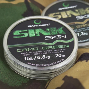 SINK SKIN 15lb (6.8kg) GREEN 20m - Bevonatos előke zsinór