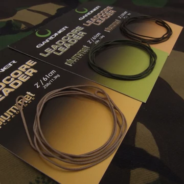 LEADCORE LEADERS 121cm (4ft) GREEN 25lb - Előkötött leadcore