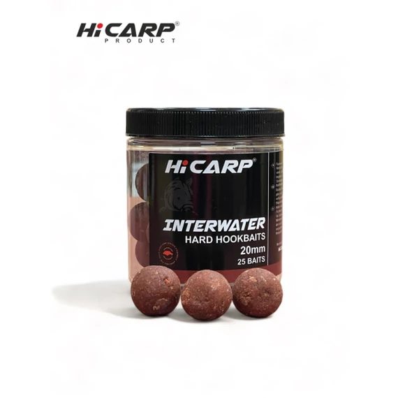INTERWATER HARD HOOKBAITS 16mm (55db) - Fűszeres Kikeményített Horogcsali