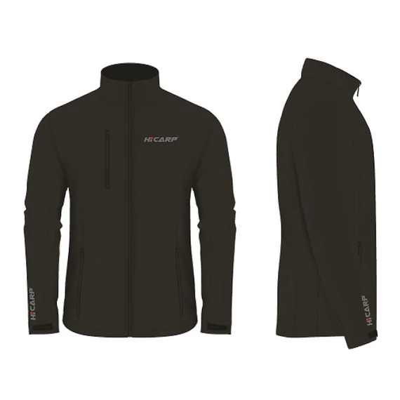 SOFT-SHELL JACKET MAN - HiCARP logós férfi dzseki S - Fekete
