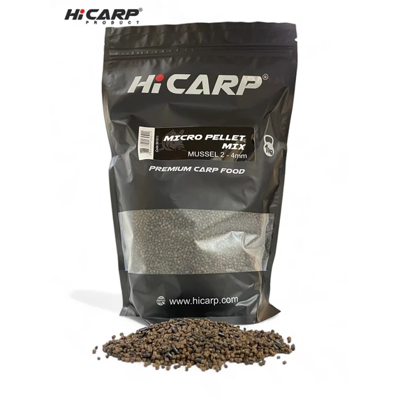 HiCARP - MICRO PELLET MIX MUSSEL (2-4mm) - Kagylós Pellet Keverék