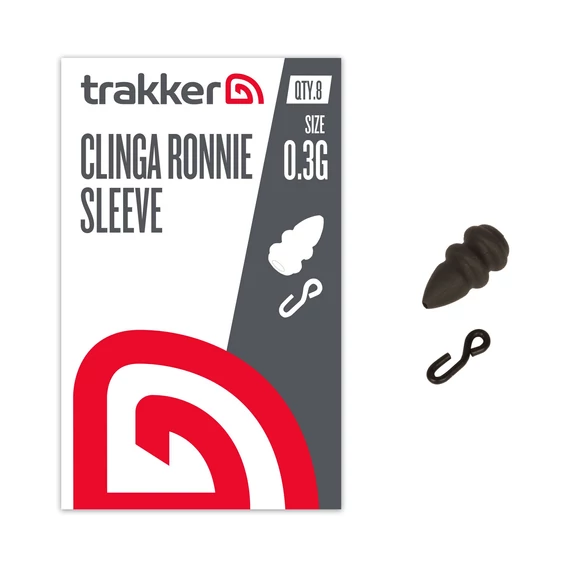 Trakker - TACKLE - CLINGA RONNIE SLEEVE (0,3g) -  Kapocs és súly Ronnie szerelékhez
