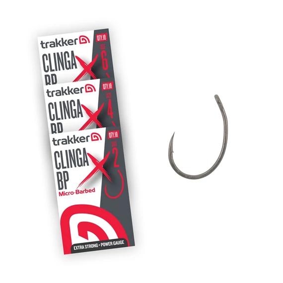 Trakker - HOOK - CLINGA BP XS HOOKS SIZE - Horog szakállas 