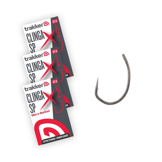 Trakker - HOOK - CLINGA SP XS HOOKS SIZE - Horog szakállas 