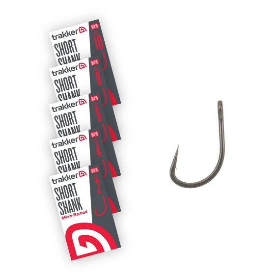 Trakker - HOOK - SHORT SHANK HOOKS SIZE - Horog szakállas  
