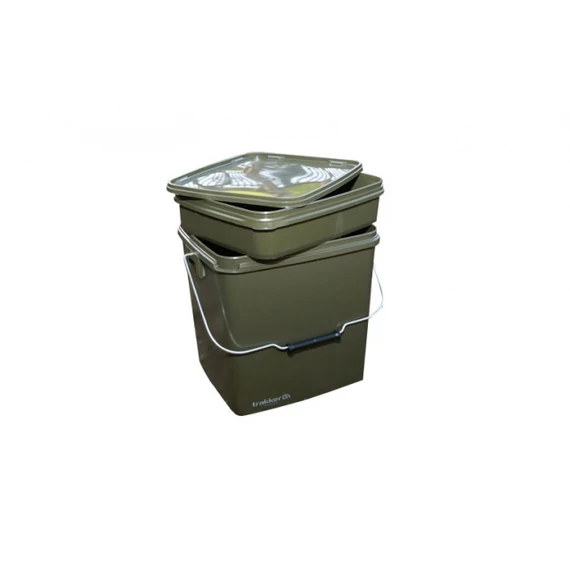 Trakker - OLIVE SQUARE CONTAINERS 13 LITRE - Kocka vödör+tálca