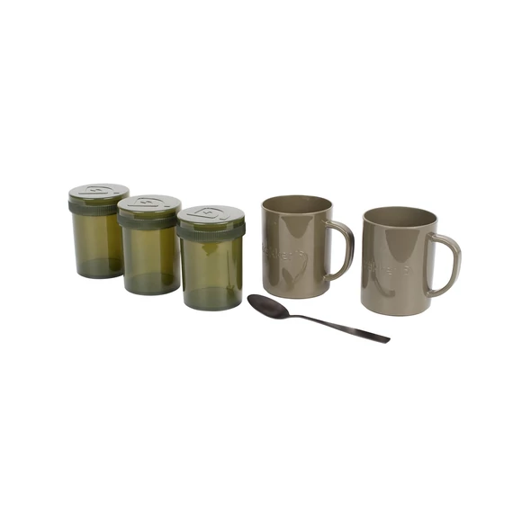 Trakker - NXC CAMO BREW KIT - Terepmintás 3részes (cukor, tea) tartó táskával