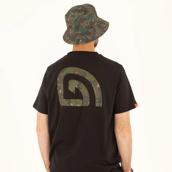 Trakker - CR LOGO T-SHIRT BLACK CAMO - Póló, fekete színű
