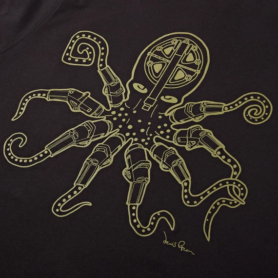 Trakker - OCTOPUS RS T-SHIRT - Póló, fekete