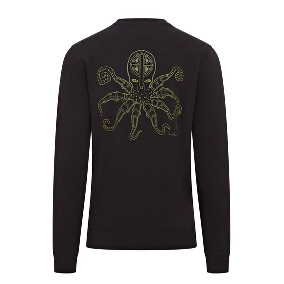 Trakker - OCTOPUS RS SWEATSHIRT - Fekete pulóver polip mintával