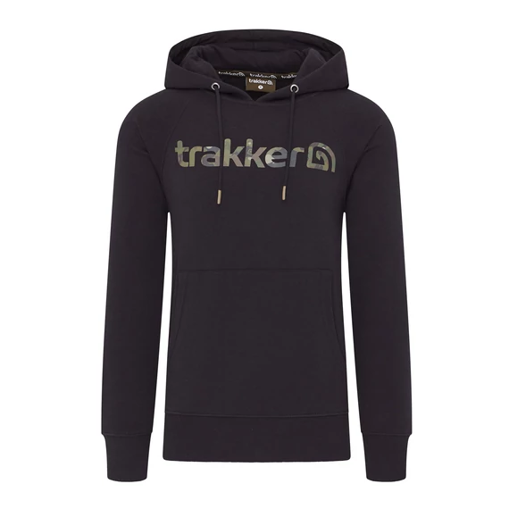 Trakker - CR LOGO HOODY BLACK CAMO - Kapucnis pulóver fekete