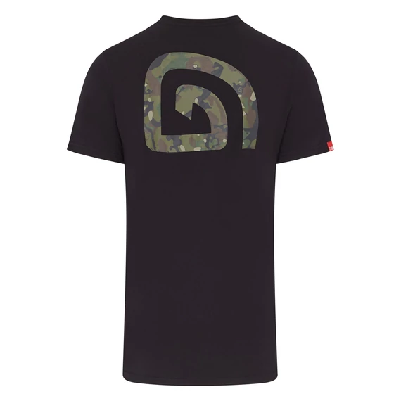 Trakker - CR LOGO T-SHIRT BLACK CAMO - Póló, fekete színű