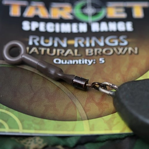 Gardner - TARGET RUN RINGS NATURAL - Szabadon futó ólom szerelék
