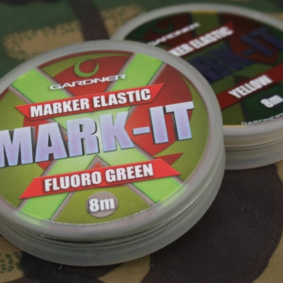 MARKER ELASTIC (8m) FLUORO GREEN - Jelölő gumi zöld